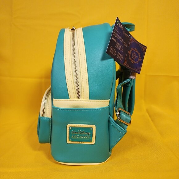 Loungefly Walt Disney Archives Bambi Tumper and Flower Green Mini Backpack NEW main image 6